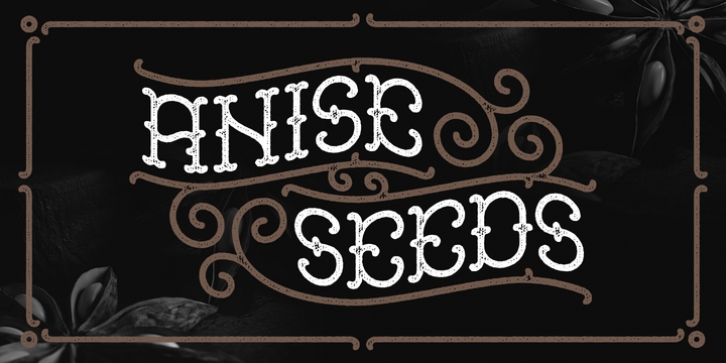 Anise Seeds font preview