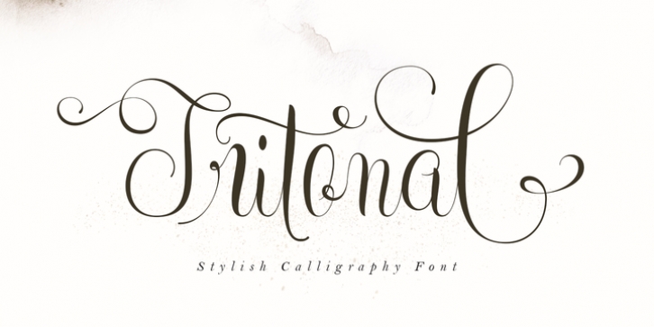 Tritonal font preview