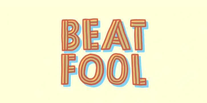 Beat Fool font preview