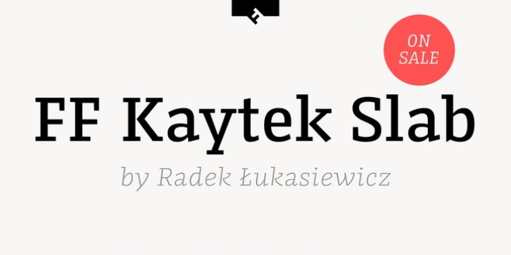 FF Kaytek Slab font preview