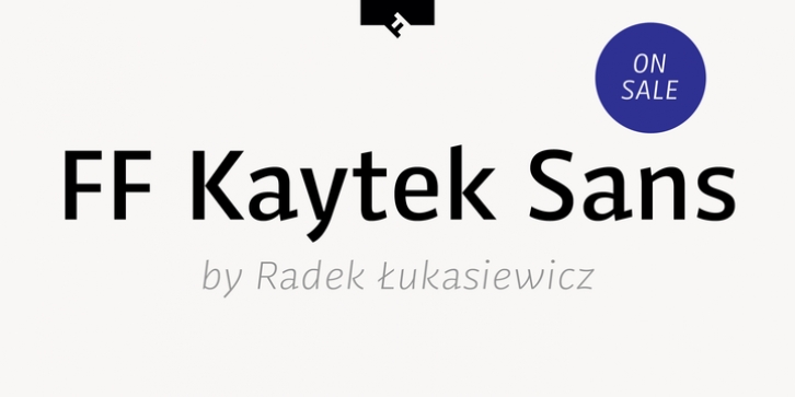 FF Kaytek Sans font preview