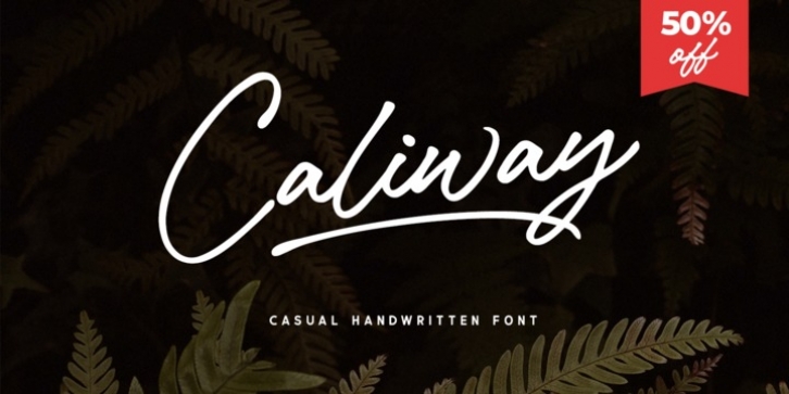 Caliway font preview