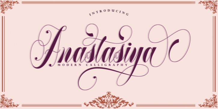 Anastasiya font preview