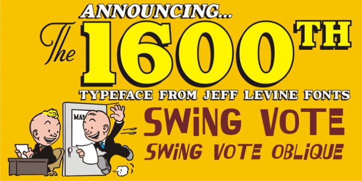 Swing Vote JNL font preview