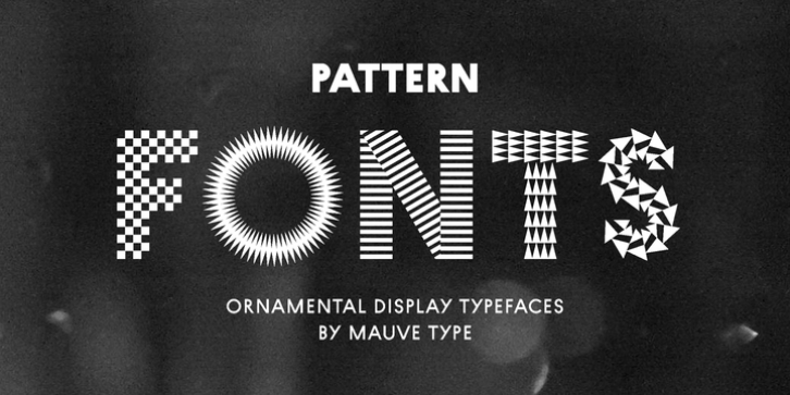 Pattern font preview