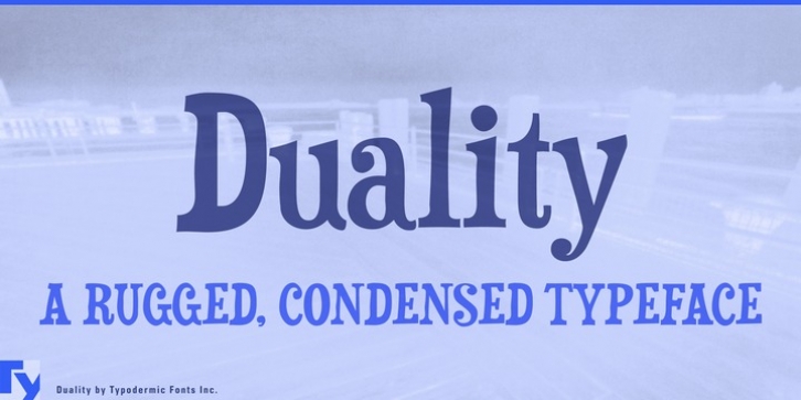 Duality font preview