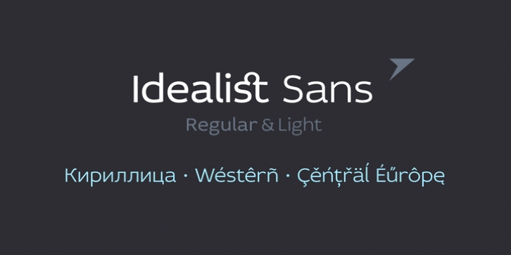 Idealist Sans font preview