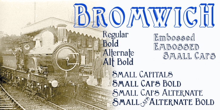 Bromwich font preview