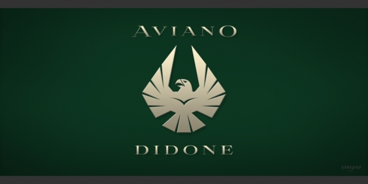 Aviano Didone font preview