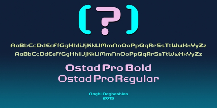 Ostad Pro font preview