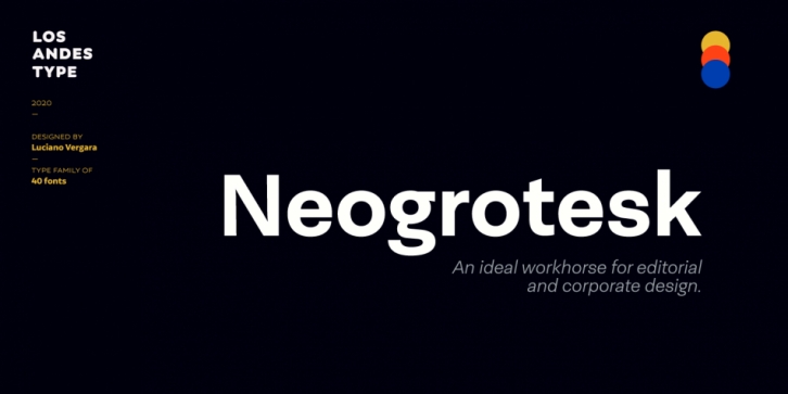 Neogrotesk font preview
