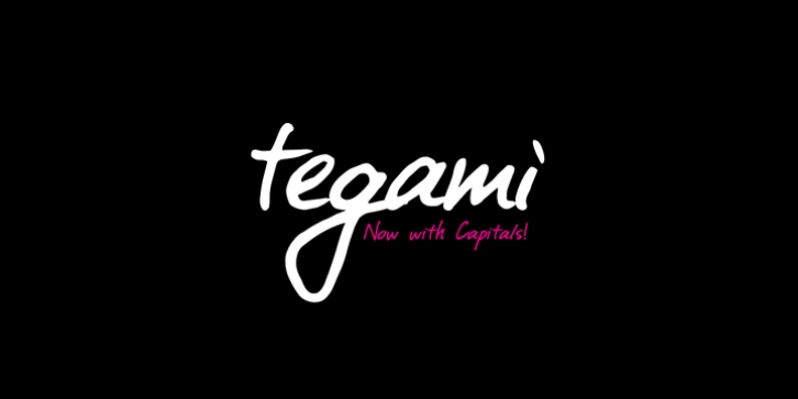 Tegami font preview