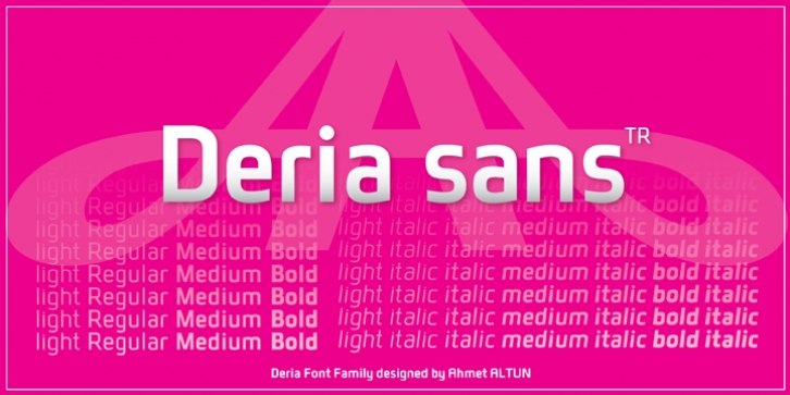 Deria Sans font preview
