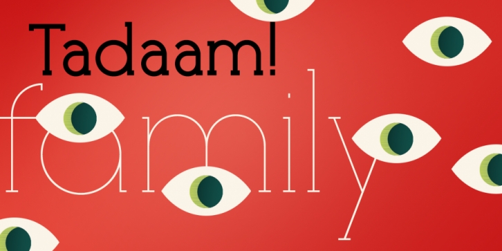 Tadaam font preview