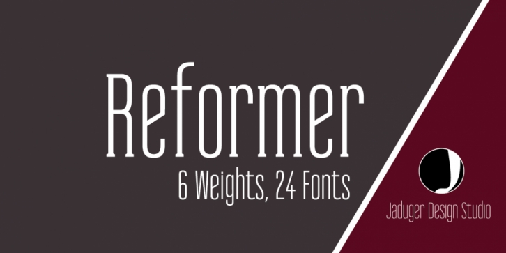 Reformer font preview