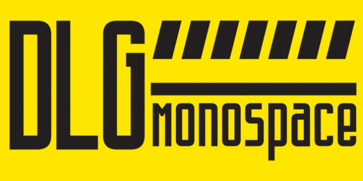 DLG Monospace font preview