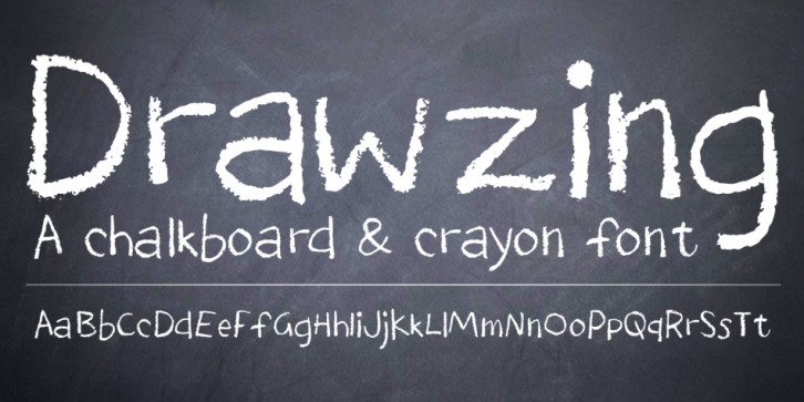 Drawzing font preview