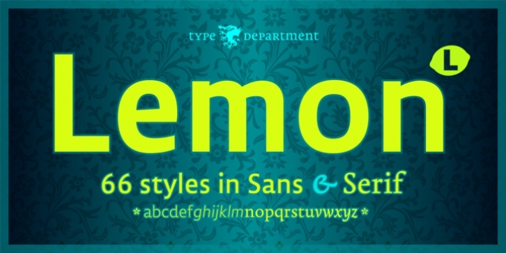 TD Lemon Sans font preview