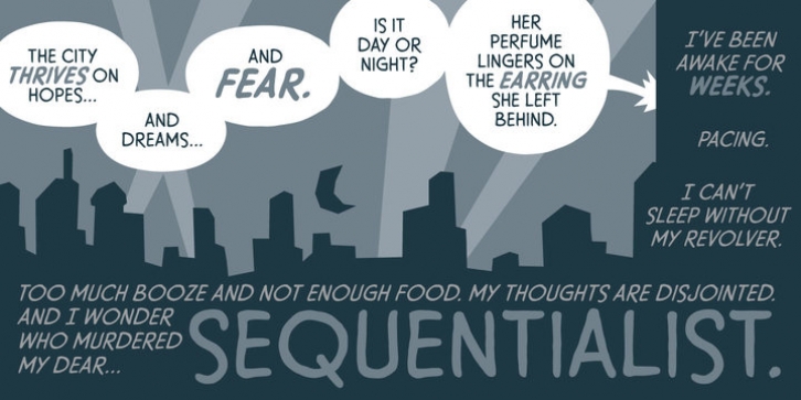Sequentialist BB font preview