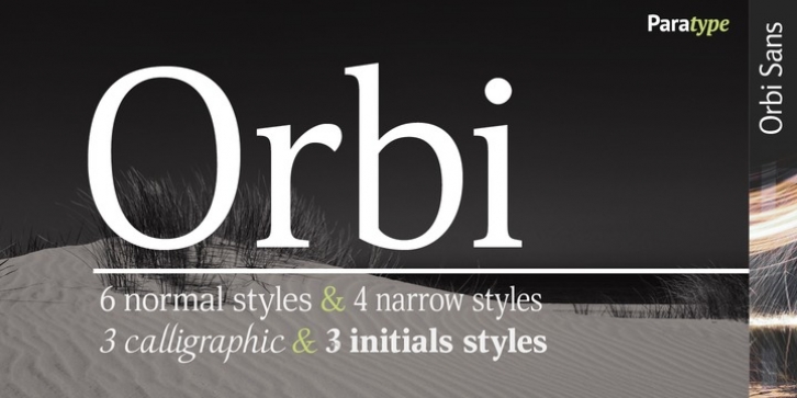 Orbi font preview