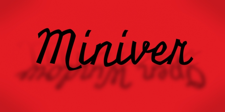 Miniver Pro font preview