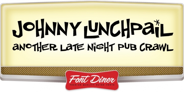 Johnny Lunchpail font preview