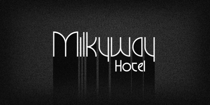Milkyway Hotel font preview