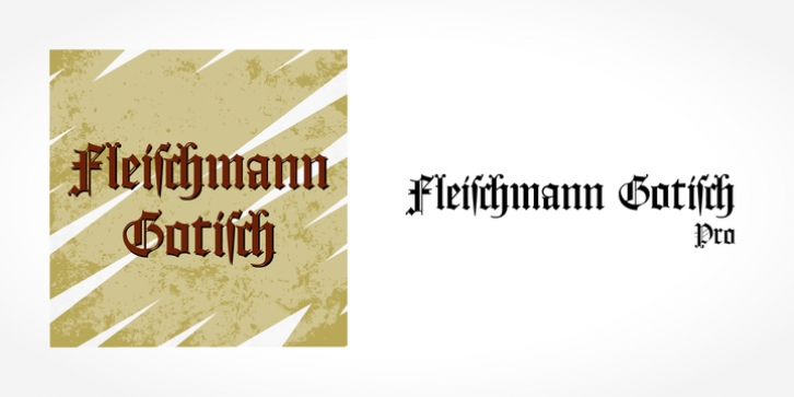 Fleischmann Gotisch Pro font preview