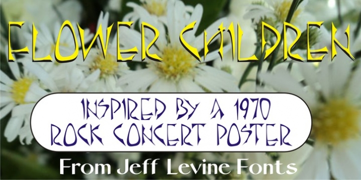 Flower Children JNL font preview