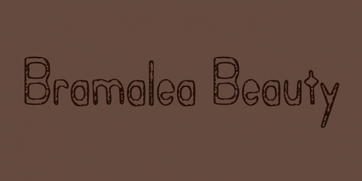 Bramalea Beauty font preview
