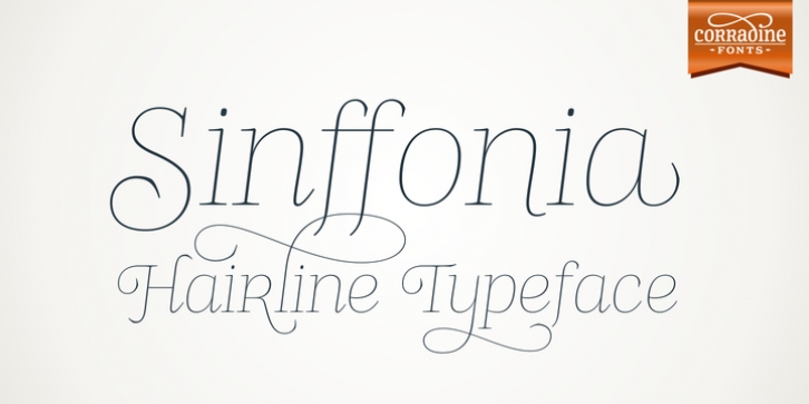 Sinffonia font preview