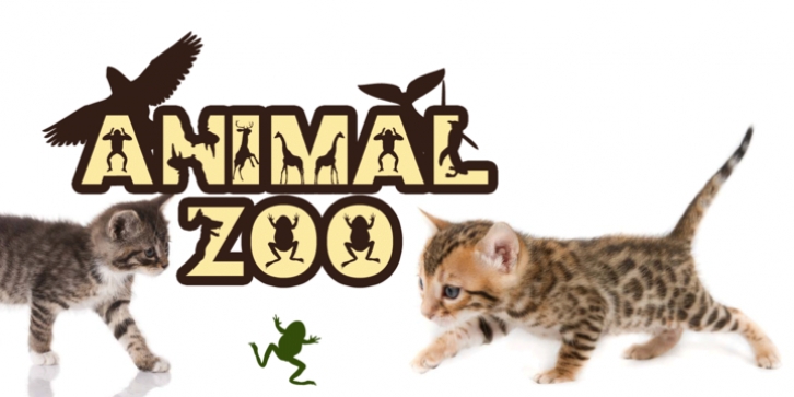 Animal Zoo font preview