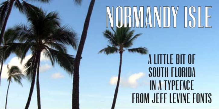 Normandy Isle JNL font preview