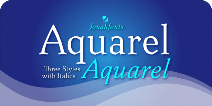 Aquarel font preview