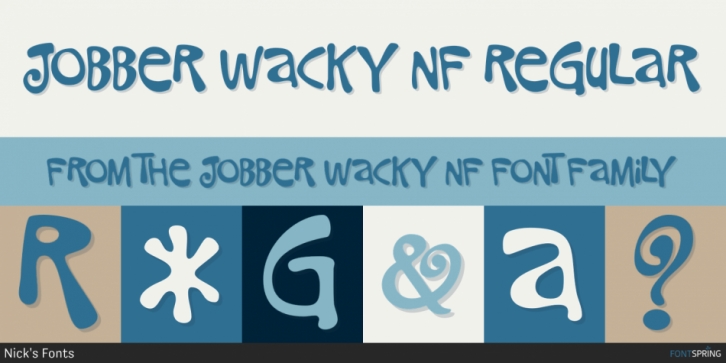 Jobber Wacky NF font preview
