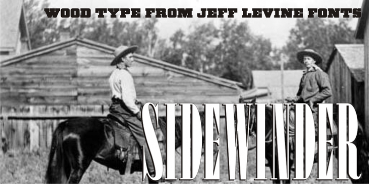 Sidewinder JNL font preview