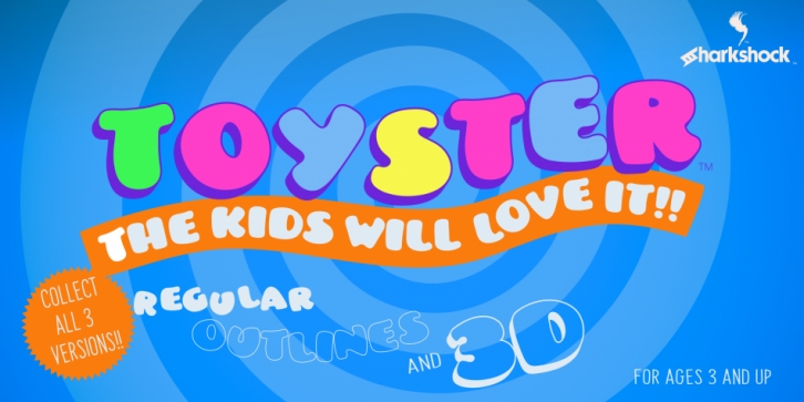 Toyster font preview