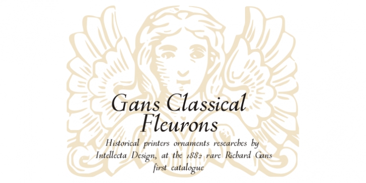 Gans Classic Fleurons font preview
