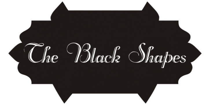 The Black Shapes font preview