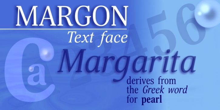 Margon font preview
