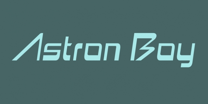 Astron Boy font preview