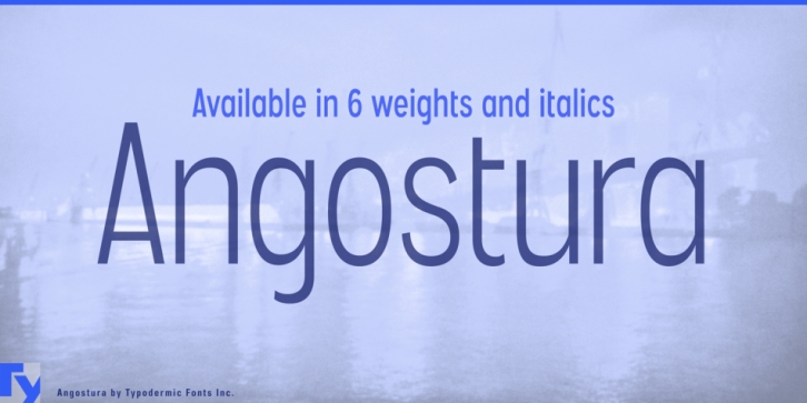 Angostura font preview