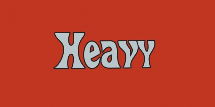 Heavy Heap font preview