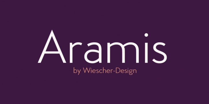 Aramis font preview