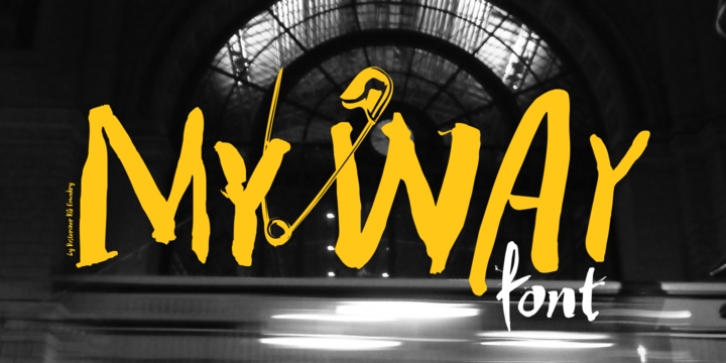 MY WAY font preview