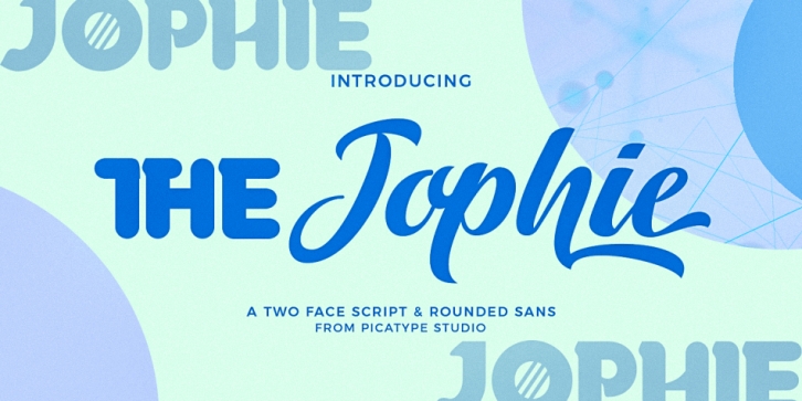 The Jophie Font duo font preview