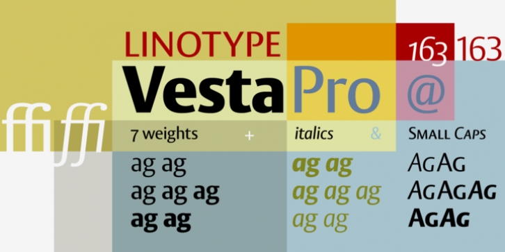 Vesta font preview
