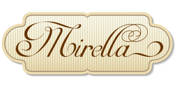 Mirella Script font preview