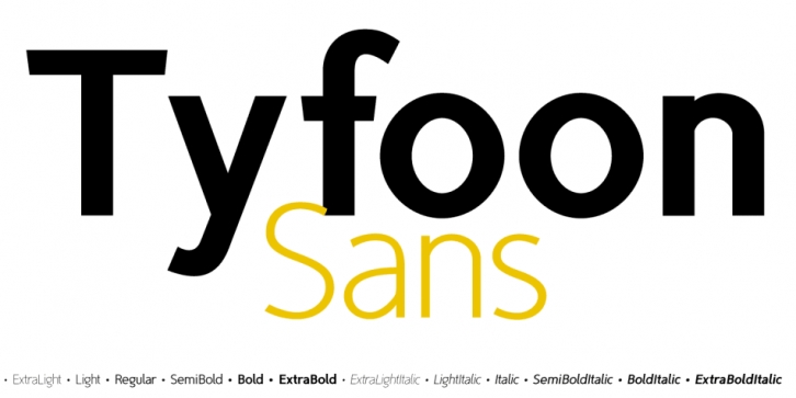 TyfoonSans font preview