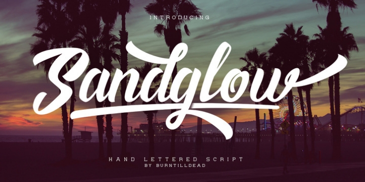 Sandglow font preview